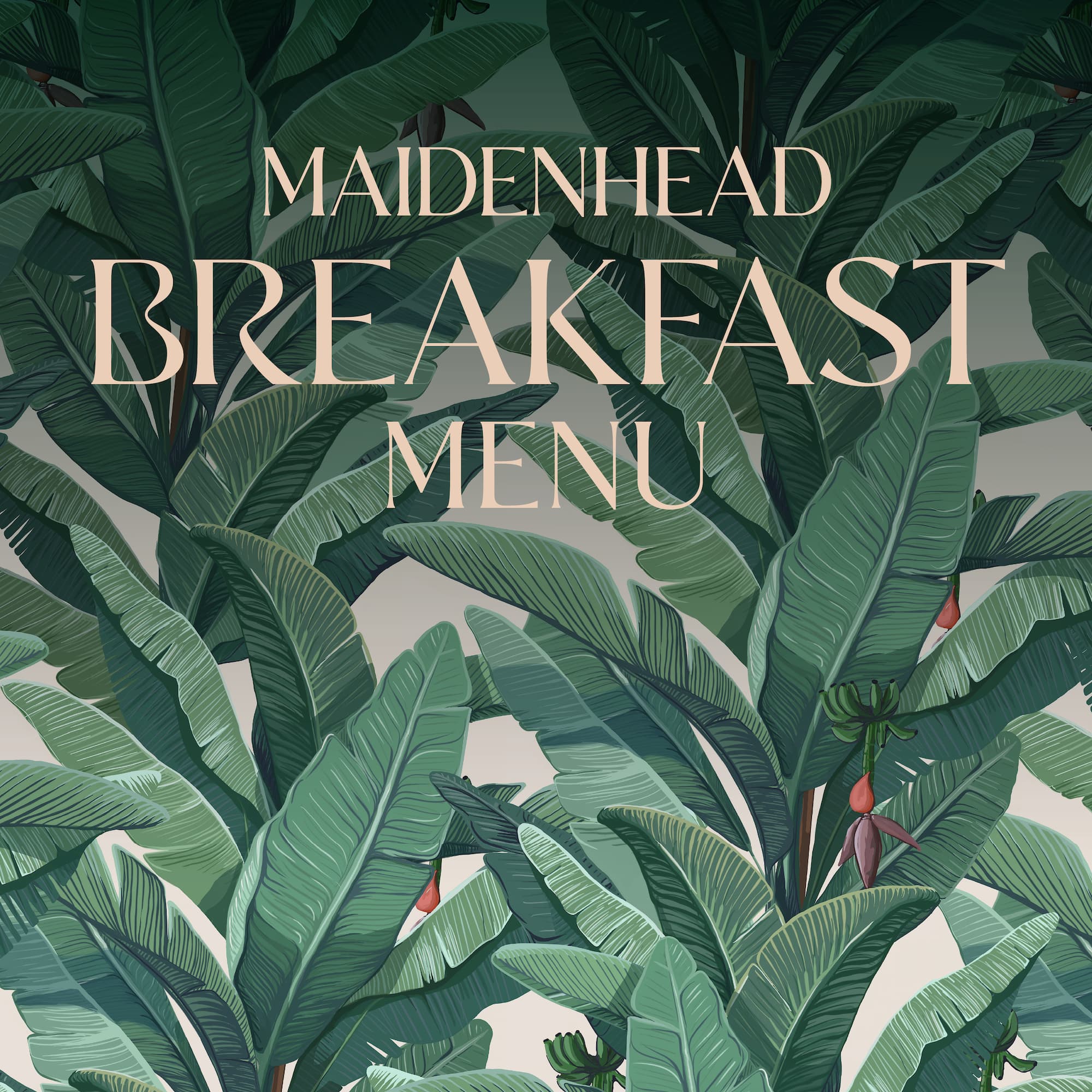 Maidenhead Breakfast Menu
